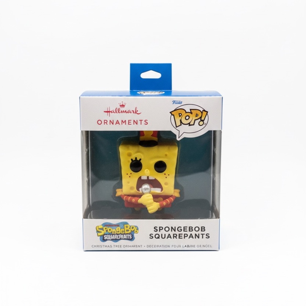 Hallmark Ornaments Funko Pop SpongeBob Squarepants In a Marching Band Outfit